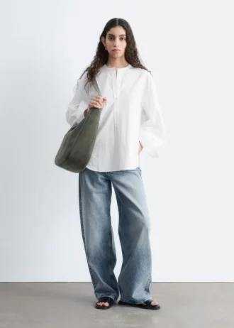 Camisa de algodón oversize