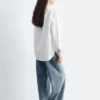 Camisa de algodón oversize