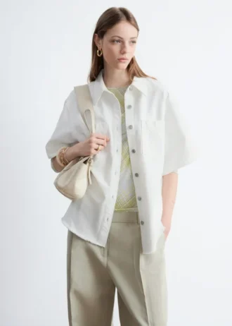 Camisa de pantalón corto holgada