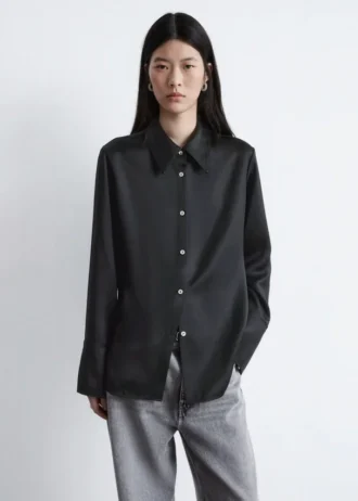 Camisa de satén