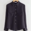 Camisas clásicas de seda de morera