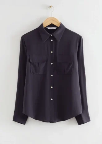 Camisas clásicas de seda de morera