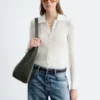 Camisas de punto elástico con punto calado