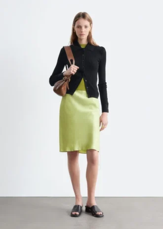 Camisas de punto elástico con punto calado