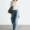 Camisas de punto elástico con punto calado