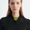 Camisas de punto elástico con punto calado Camisas de punto elástico con punto calado