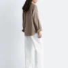 Camisas estructuradas de lana y algodón