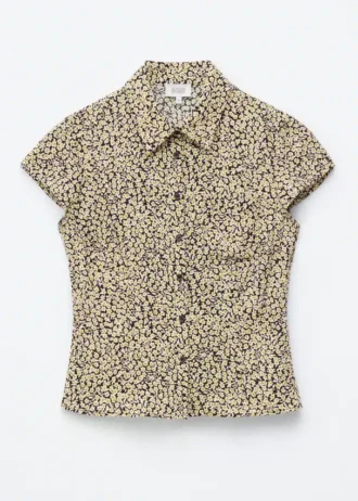 Camisas florales con lazo en la espalda