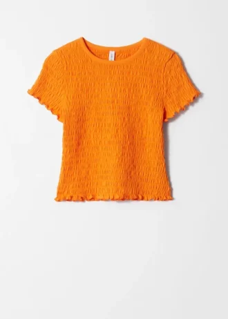 Camiseta con fruncidos