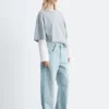 Camiseta de algodón a rayas oversize
