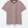 Camiseta de algodón con cuello redondo