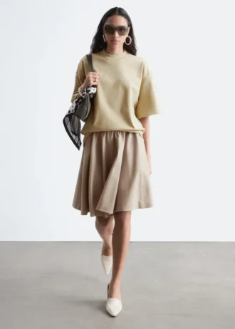 Camiseta de algodón oversize