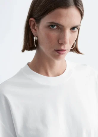 Camiseta de algodón oversize