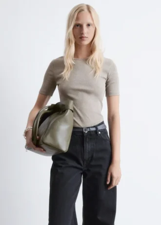 Camiseta de canalé