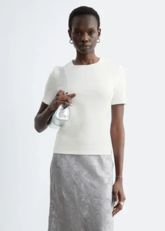 Camiseta de canalé