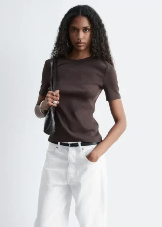 Camiseta de canalé