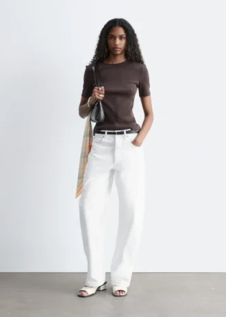 Camiseta de canalé