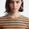 Camiseta de canalé