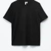 Camiseta de cuello redondo holgada