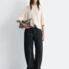 Camiseta de punto con mezcla de mohair
