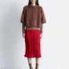 Camiseta de punto con mezcla de mohair