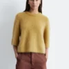 Camiseta de punto con mezcla de mohair