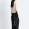 Camiseta de punto con mezcla de mohair