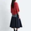 Camiseta de punto con mezcla de mohair