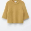 Camiseta de punto con mezcla de mohair