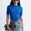 Camiseta de punto fino