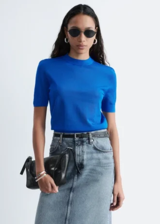 Camiseta de punto fino
