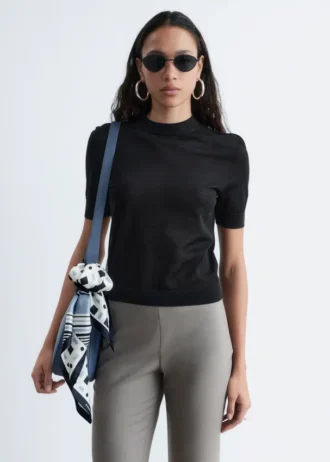 Camiseta de punto fino