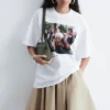 Camiseta oversize con estampado