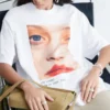 Camiseta oversize con estampado