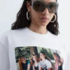 Camiseta oversize con estampado