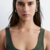 Camiseta sin mangas de punto