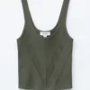 Camiseta sin mangas de punto