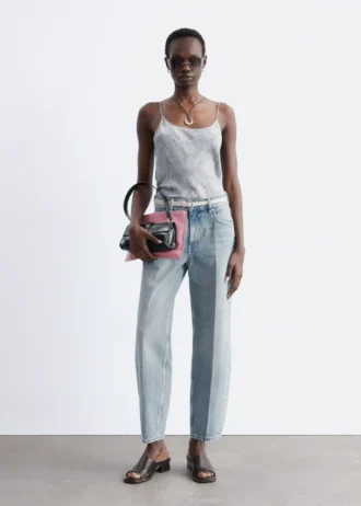 Camisola de jacquard de satén transparente
