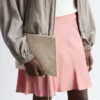 Cartera de cuero trenzado