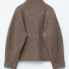 Chaqueta asimétrica de lana