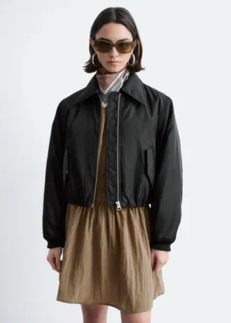 Chaqueta bomber corta
