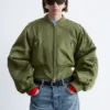 Chaqueta bomber corta