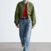 Chaqueta bomber corta