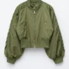 Chaqueta bomber corta