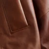 Chaqueta bomber de cuero