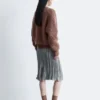 Chaqueta bomber de punto de lana