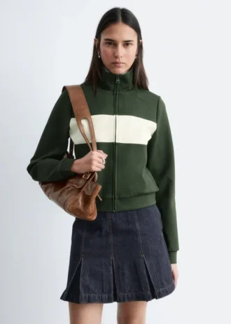 Chaqueta con cremallera Scuba