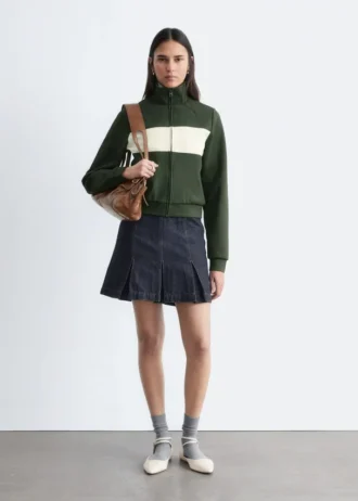 Chaqueta con cremallera Scuba