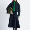 Chaqueta con mangas esculturales
