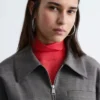 Chaqueta corta de lana